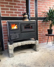 Premium Cast Iron Multifunctional Wood Stove | Oven Cooker for Farmhouse