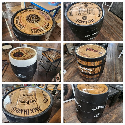 Whisky barrels with - barrels, any