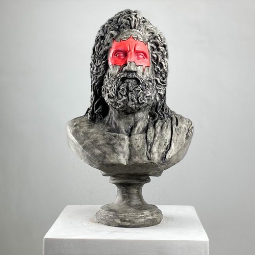 Handmade pop art zeus - art,
