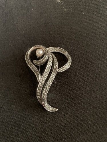Vintage silver marcasite and - marcasite,