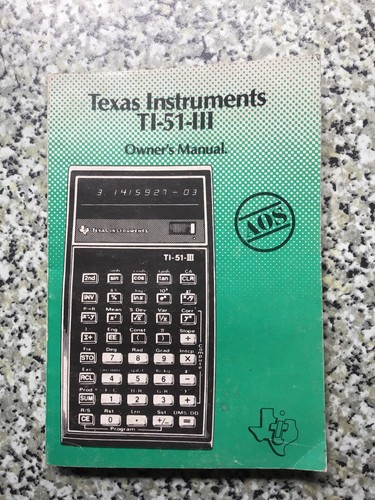 Texas instruments iii - texas, ti-51-iii