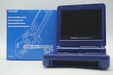 Nintendo GBA SP -  AGS-101 - Brighter Screen - Dark Blue - Boxed