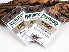 PARTRIDGE GRUB & BUZZER HOOK - TROUT FLY TYING HOOKS - 25 per Pack -Sizes 10-16