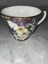 Duchess Tea Cup Purple Floral