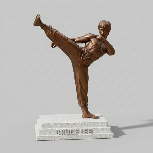 Bruce lee standing - , kick