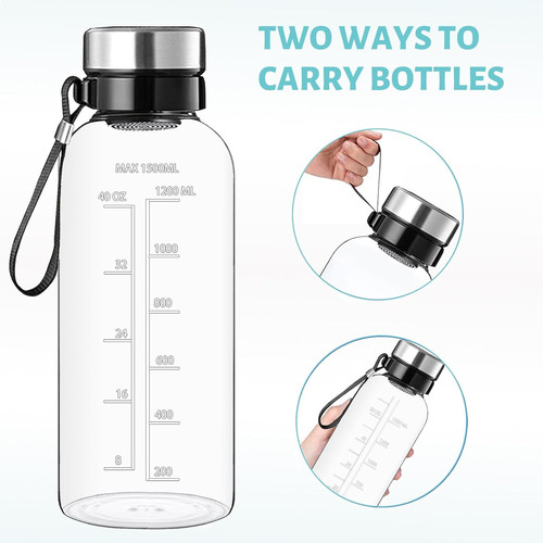 Glass water bottle litre - 1.5,