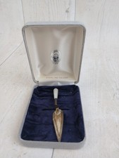 Hallmarked Antique 925 Sterling Silver Trowel Bookmark
