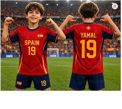 Spain home kids football - home,