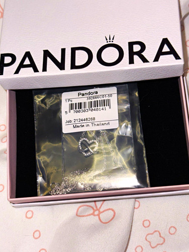 Pandora silver heart charm - silver,