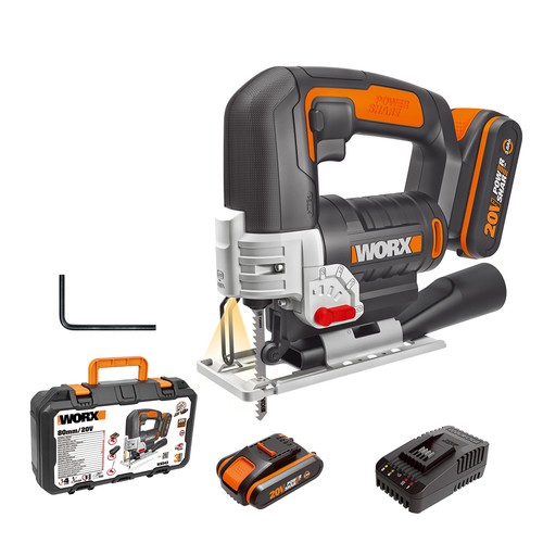 Cordless jigsaw black - cordless, x