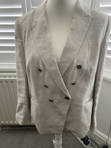 Beige ladies linen double - ladies,