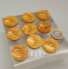 9 Vintage Art Deco Mustard