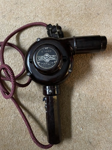 Bakelite ormond hair drier - bakelite,