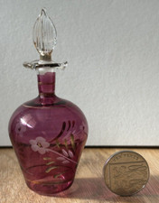 Vintage Red/Pink Glass Perfume