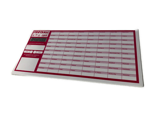 Football scratch cards - football,