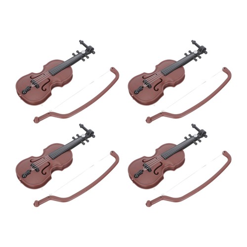 4pcs creative mini violin toy - violin,