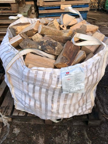 Hardwood kiln dried bulk bag