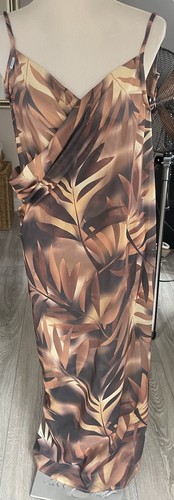 Saress brown multi leaf - saress,