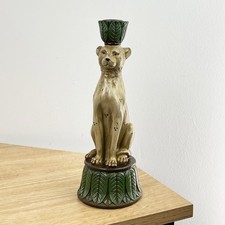 Candle Stick Holder Leopard