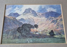 Vintage Framed Print Langdale