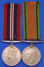 WW2 George VI Defence & War