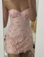 Oh Polly Pink Edita Dress, UK