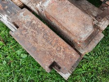 Autoculto front weights x2 old rotavator / tractor weights