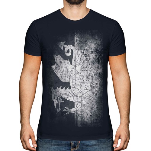 Welsh faded flag - faded, fashion