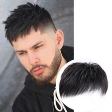Men Black Natural Human Hair