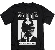 Doom - Police Bastar* T-Shirt, Music Band Indie Rock Punk  Gothic Unisex tee