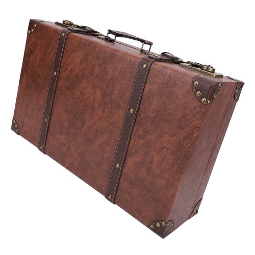 Old wooden suitcase - old,