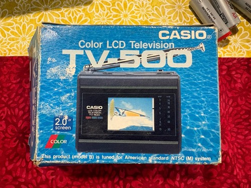 Vintage casio 500 lcd - tv-500, color