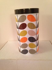 Orla Kiely House Retro Storage Tin 20 cm Tall 2017 Used Very Good Con