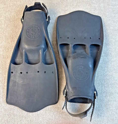 Scubapro large black jet fins - large,