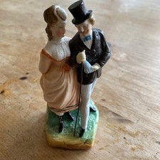 Antique Porcelain Match Holder