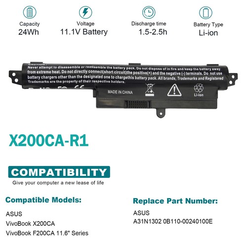 Battery for asus a41 a31n1319 - asus,