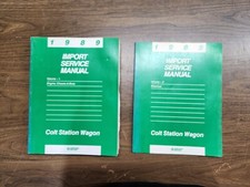 1989 Colt Station Wagon, Import Service Manual. Dodge Chrysler 