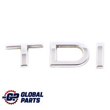 Audi A3 8P Rear Boot Tail Gate Emblem TDI Lettering Badge Chrom 8J0853737