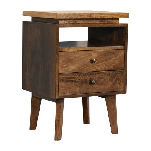 Chestnut classic bedside with - chestnut,