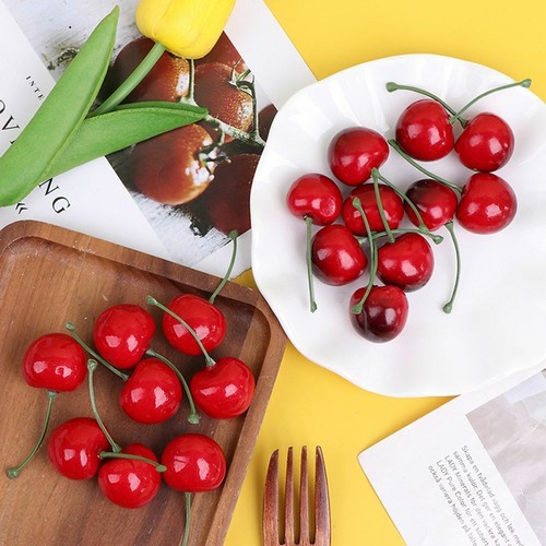 Artificial cherries fake - fake, fruit