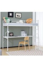 Excellent condition Single Bed,  Desk & BN Mattresses -Built n Desk Power Socket