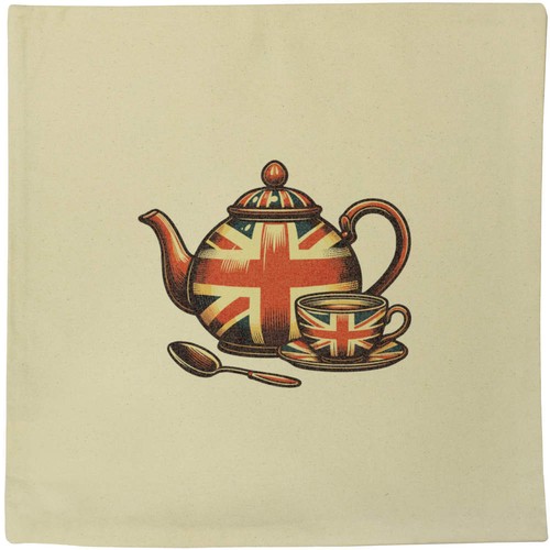 Union jack teapot canvas - jack,