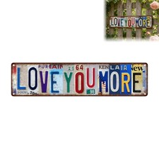 Love You More Wall Decor Metal