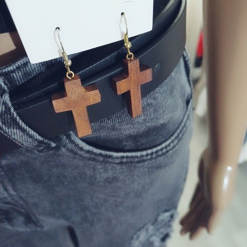 Primark cute earrings - , brown