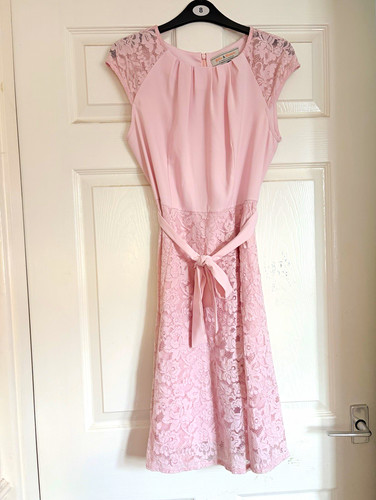 Warehouse pink floral lace - pink, fit