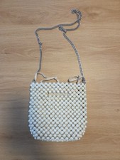 Zara Pearl Small Clutch Bag