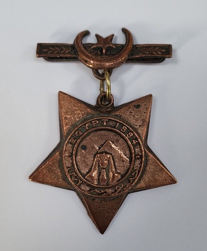 Khedives star medal 1884 - star,