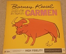 Barney Kessel Carmen LAC 12214 Contemporary Records LP Vogue 1959