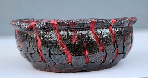Volcanic lava bonsai - pot, 13cm