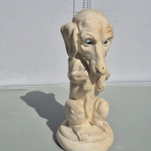 Antique german bisque begging - german,